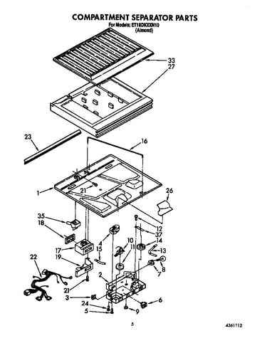 Compartment separator