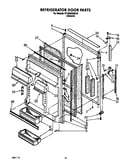 Refrigerator door