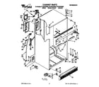 Whirlpool ET18PKXXW00 cabinet parts diagram