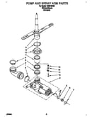 Pump and spray arm