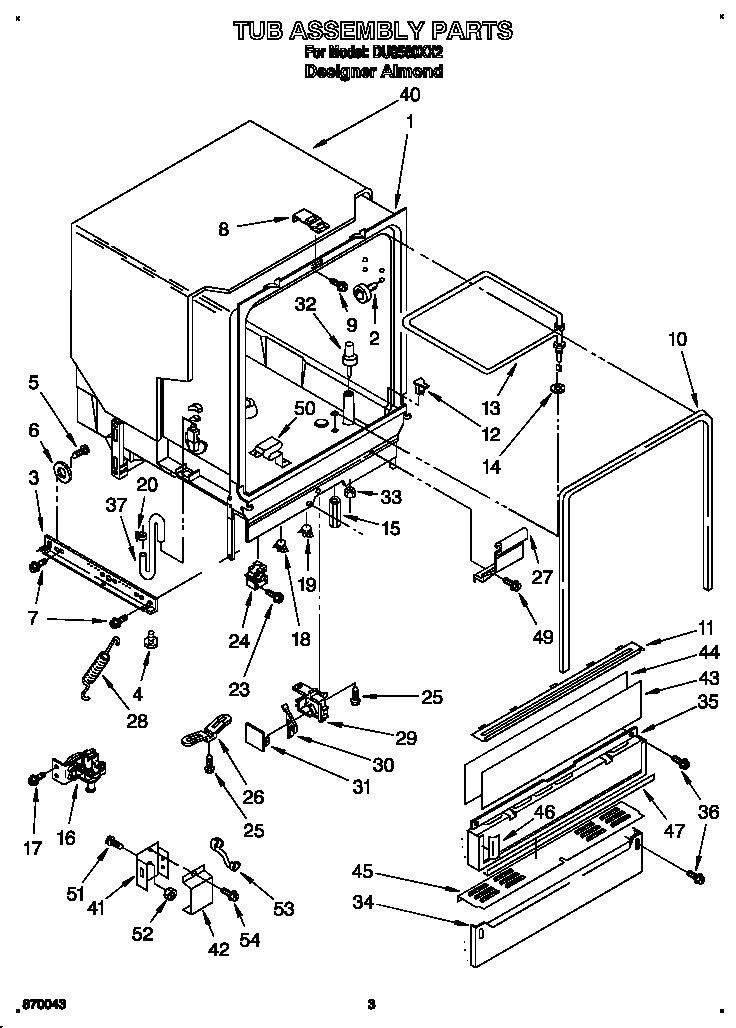 Tub assembly