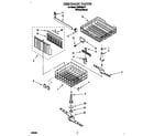 Whirlpool DU8750XY1 dishrack diagram