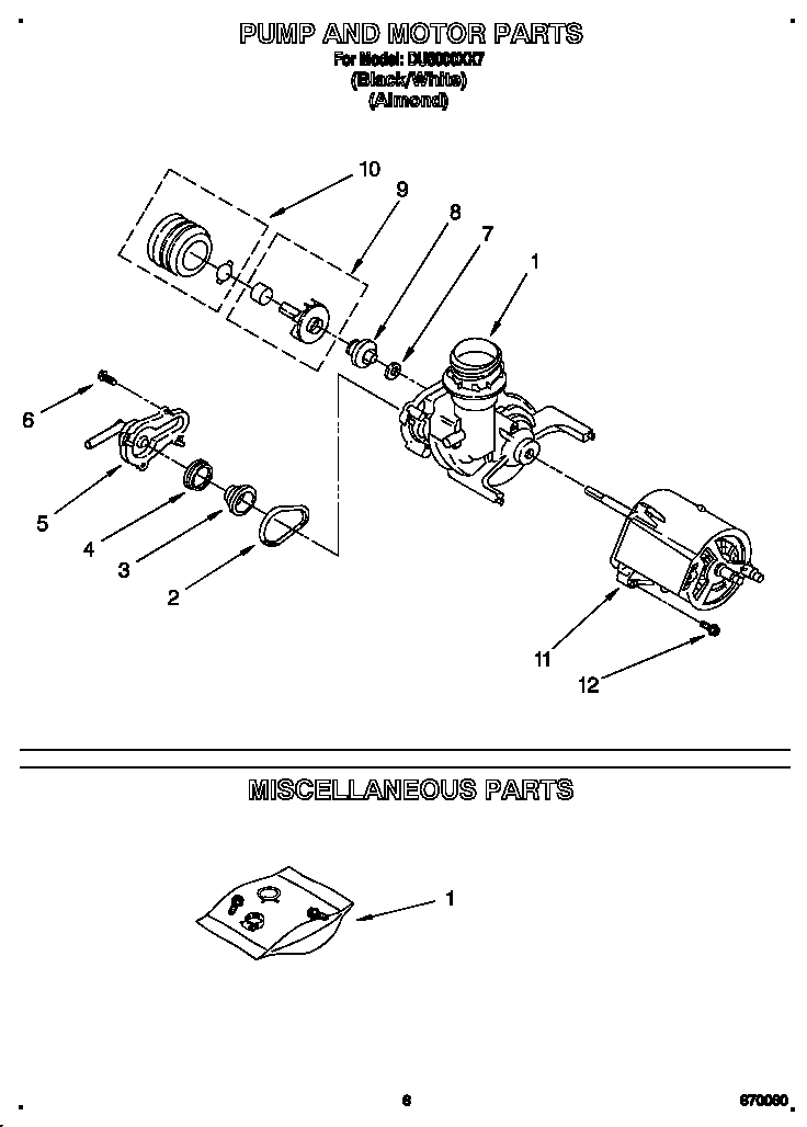 Pump and motor