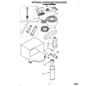 Whirlpool BHAC0500XS4 optional parts (not included) diagram