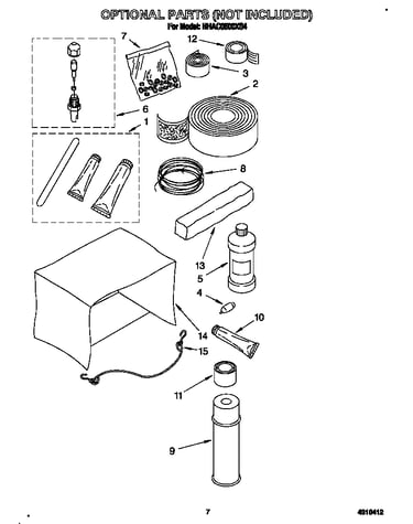Optional parts (not included)