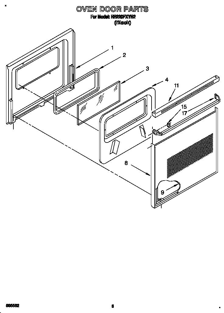 Oven door