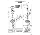 Whirlpool DP8500XXN3 pump and motor diagram