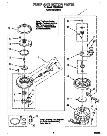 Pump and motor