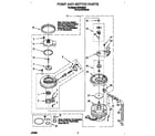 Whirlpool DU9700XY2 pump and motor diagram