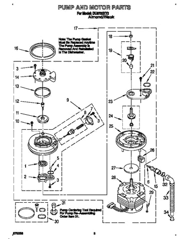 Pump and motor