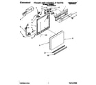 Whirlpool TUD3000Y3 frame and console diagram