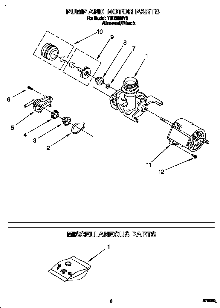 Pump and motor