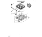 Whirlpool TUD2000W7 dishrack diagram