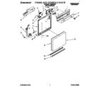 Whirlpool TUD5000Y3 frame and console diagram
