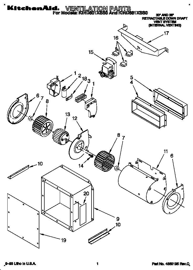 VENTILATION PARTS