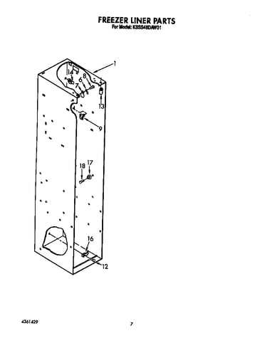 Freezer liner
