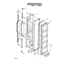 KitchenAid KSRC22KXWH00 freezer door diagram