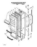 Refrigerator door