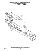 Motor and ice container