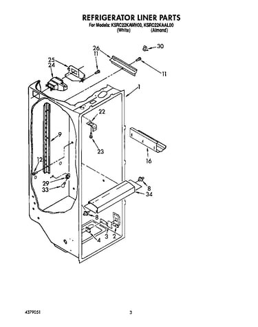 Refrigerator liner