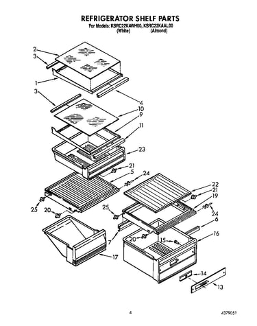 Refrigerator shelf