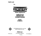 Roper X18004V0 front cover diagram