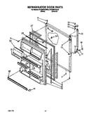 Refrigerator door