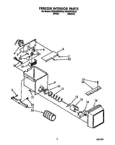 Freezer interior