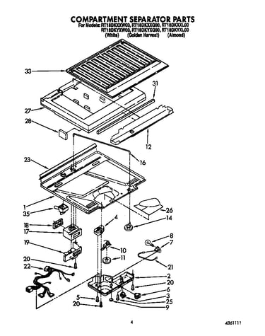 Compartment separator