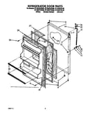 Refrigerator door