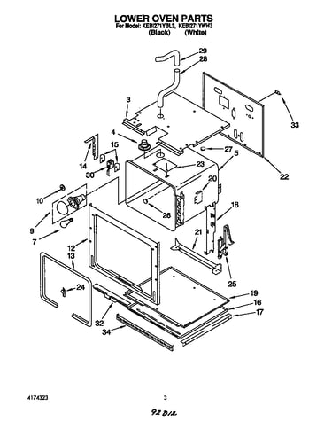 Lower oven