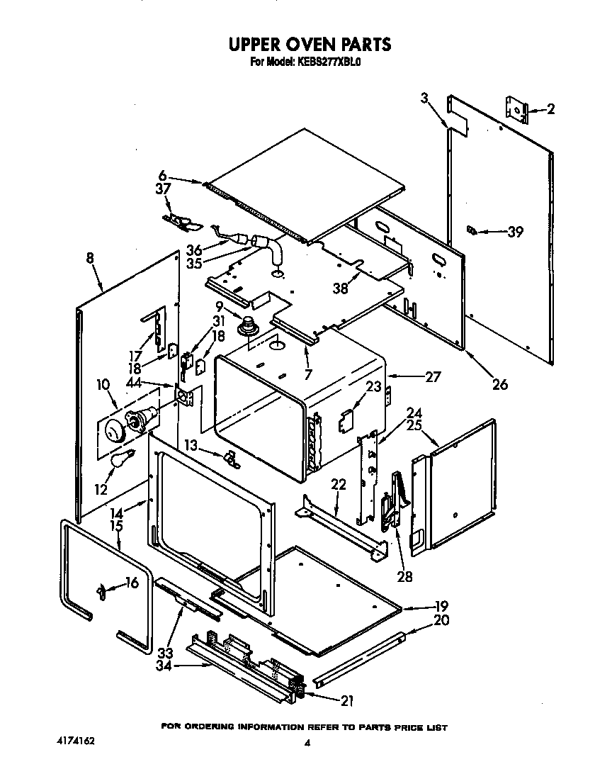 Upper oven