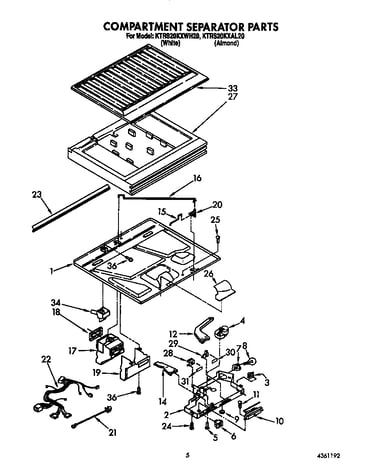 Compartment separator