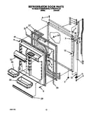 Refrigerator door