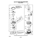 Whirlpool DU7800XS3 3367725 pump and motor diagram