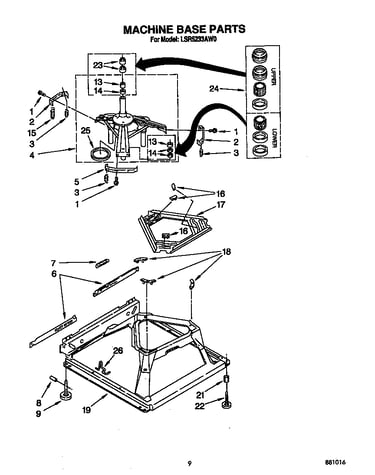 Machine base