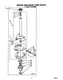Brake and drive tube