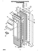 Refrigerator door