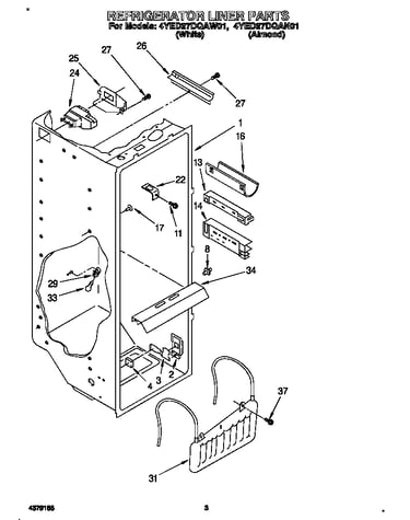 Refrigerator liner