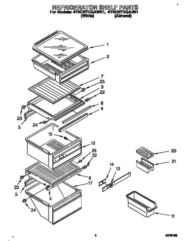 Refrigerator shelf
