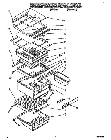 Refrigerator shelf