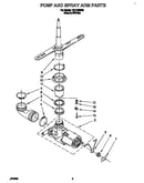 Pump and spray arm