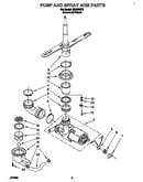 Pump and spray arm