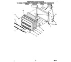 Whirlpool ET18NMXAW00 freezer door diagram