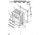 Whirlpool ET18NMXAW00 refrigerator door diagram