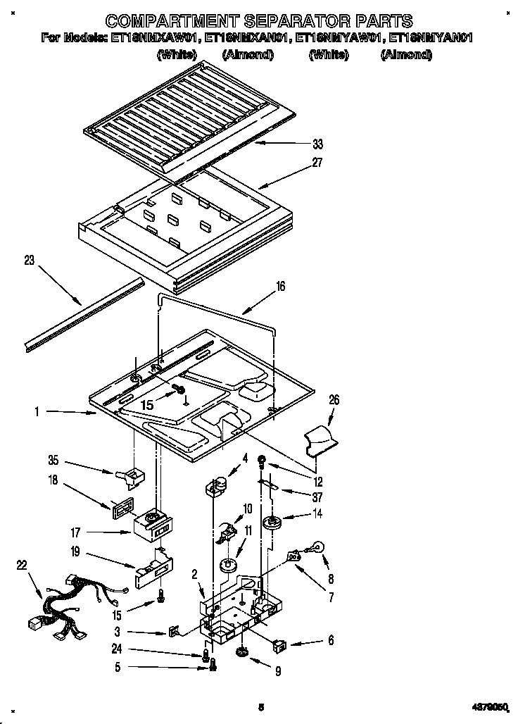 Compartment separator