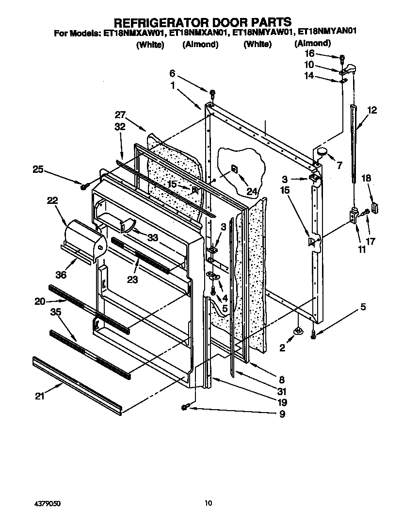 Refrigerator door