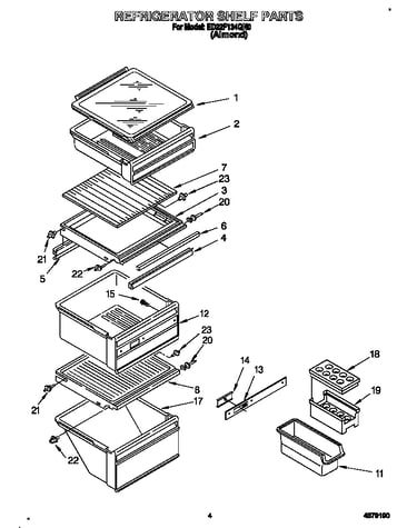 Refrigerator shelf