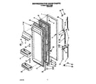 Whirlpool ED22F134QN0 refrigerator door diagram