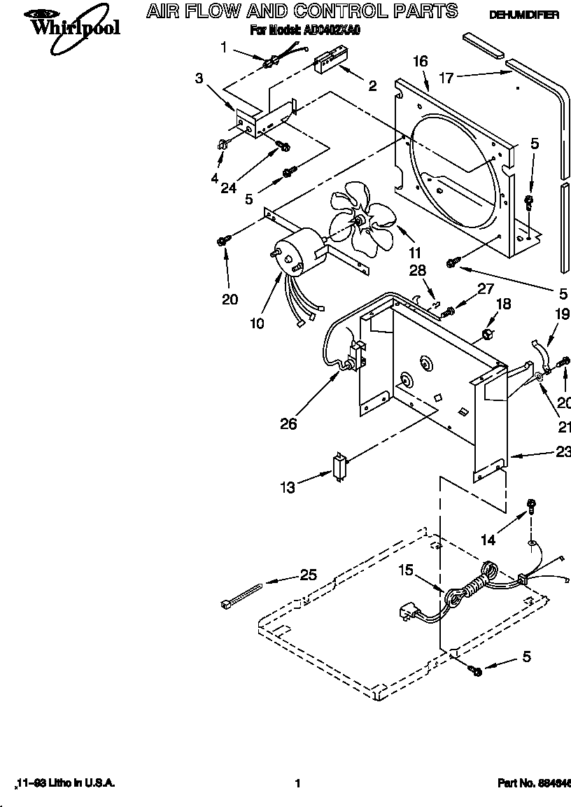 Air flow and control parts